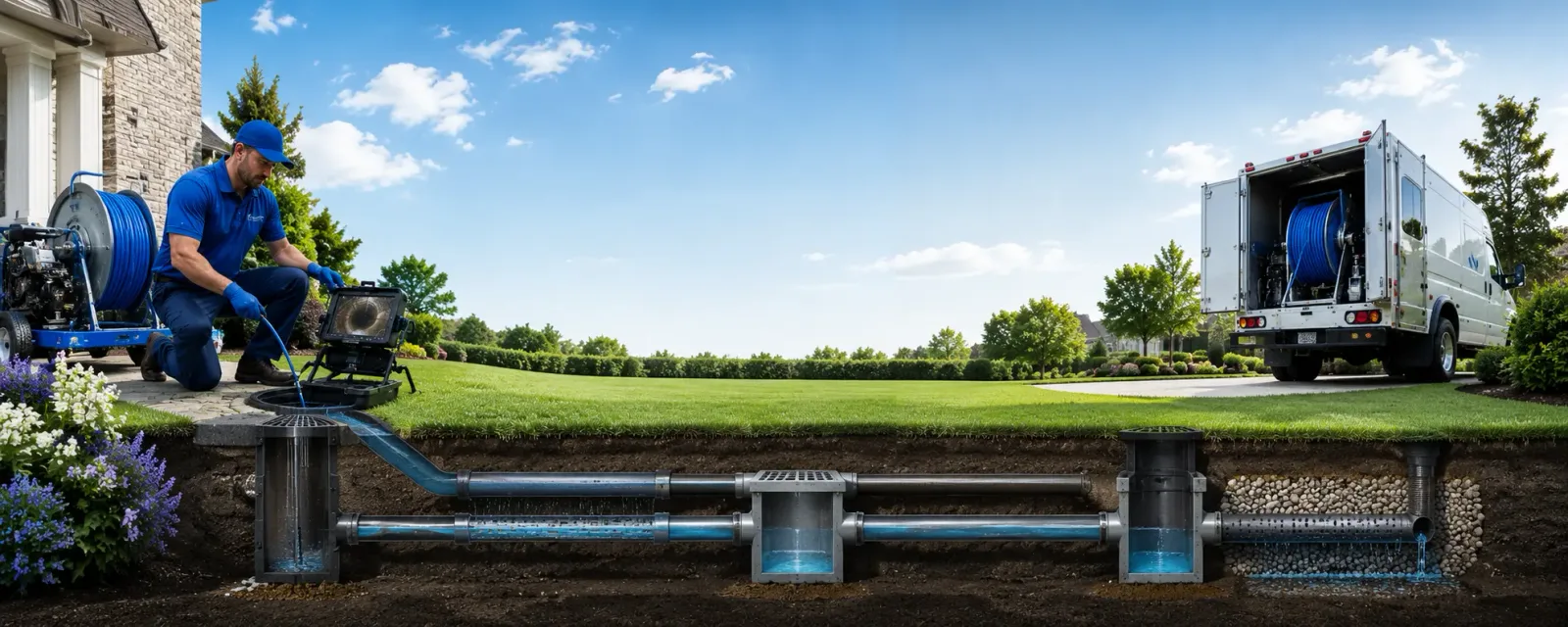 Outdoor drain cleaning information for Triplett, MO
